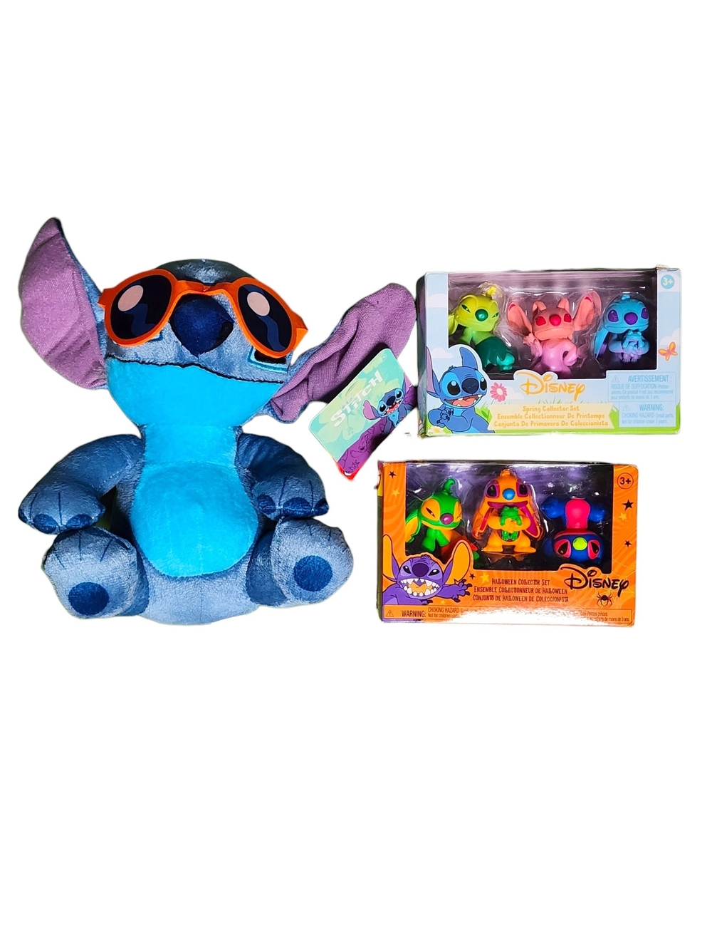 Disney Lilo & Stitch Plush Toy with Assorted Mini Figures - Blue & Purple